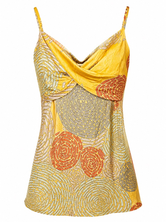 Flora Kung Tops - Flora Kung 100% Silk Cowl Neck Cami Top – Size 4